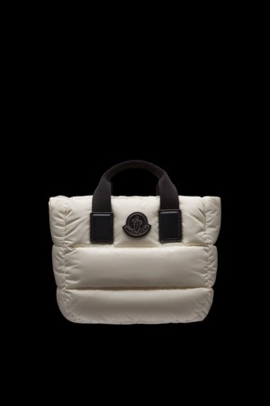 Bolsas Moncler Mini Caradoc Tote Mujer Blancos | LGMU-75614