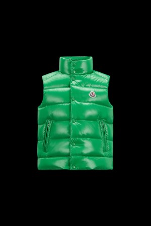 Chaleco Moncler Tib Niño Verdes Claro | JXEP-38402