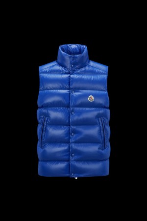 Chaleco de Plumas Moncler Tibb Hombre Azul Rey Azules | EGBW-72140