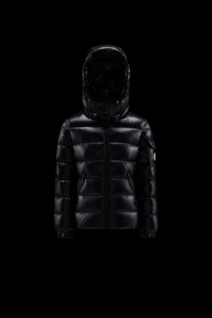 Chaquetas De Plumas Moncler Bady Niña Negros | OXCG-18720