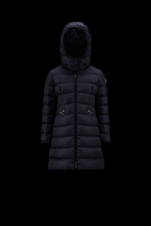 Chaquetas De Plumas Moncler Charpal Niña Azules | FSJM-87032