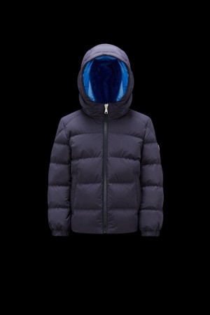 Chaquetas De Plumas Moncler Eric Niño Azul Marino Azules | YRDG-64857