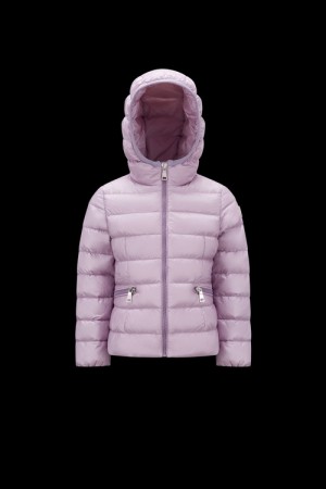 Chaquetas De Plumas Moncler Liset Niña Morados | AHJQ-60391