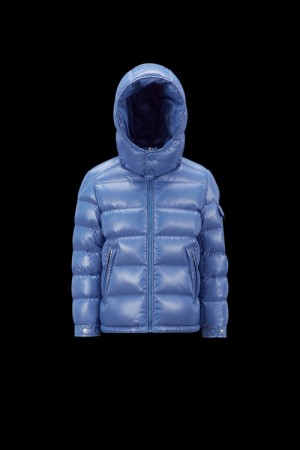 Chaquetas De Plumas Moncler New Moncler Maya Niño Azules | PNDU-50369