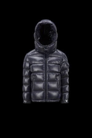 Chaquetas De Plumas Moncler New Moncler Maya Niño Azules | SLDN-59673