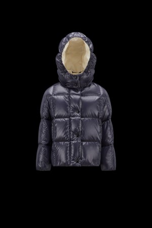 Chaquetas De Plumas Moncler Parana Niña Azules | KOUJ-17569