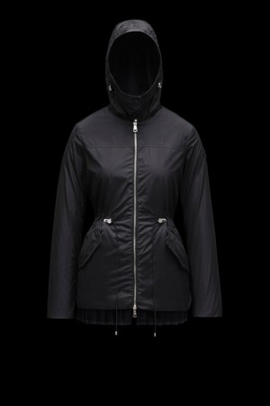 Cortavientos Moncler Baaba Parka Mujer Negros | CWMA-41905