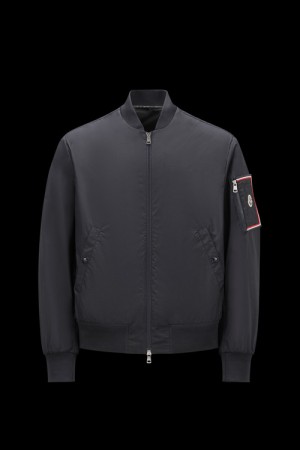 Cortavientos Moncler Bharani Bomber Hombre Azules | XSRC-71038