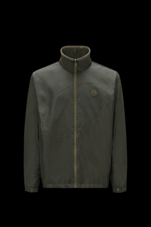 Cortavientos Moncler Clausis Hombre Verdes Oscuro | WFRA-70641