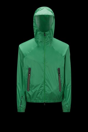 Cortavientos Moncler Leiten Hombre Turquesa Verdes | PYRQ-57319