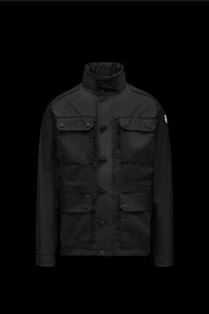 Cortavientos Moncler Lez Rain Hombre Negros | JRNC-59324