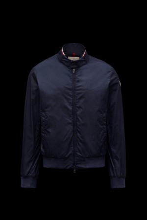 Cortavientos Moncler Reppe Rain Hombre Azul Marino Azules | QYMR-13564