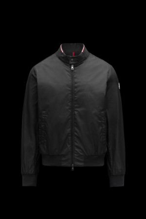 Cortavientos Moncler Reppe Rain Hombre Negros | FNZK-21706