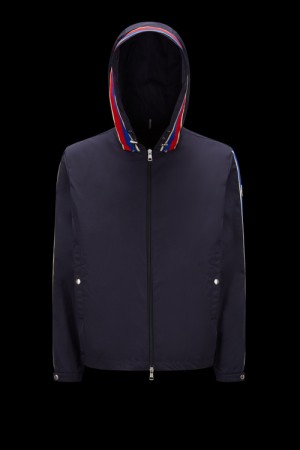 Cortavientos Moncler Rukbat Hombre Azules Oscuro | XCAH-67491