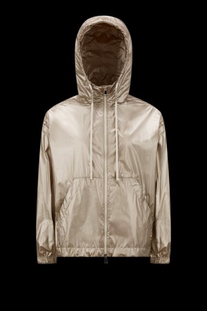 Cortavientos Moncler Tazenat Encapuchado Mujer Dorados | LNYD-51289