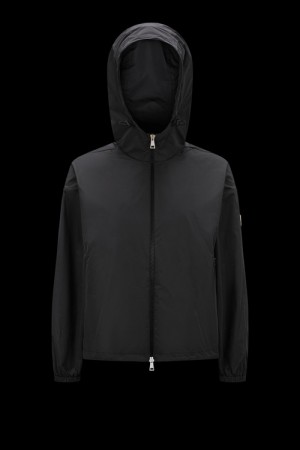 Cortavientos Moncler Tyx Encapuchado Rain Mujer Negros | INYG-54738