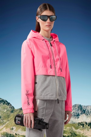 Cortavientos Moncler Zip-up Mujer Grises | BYNE-42867