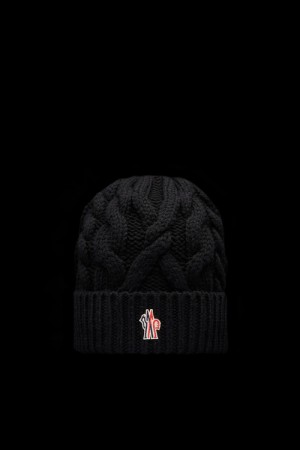 Gorro Moncler Lana Mujer Negros | ATWS-76540