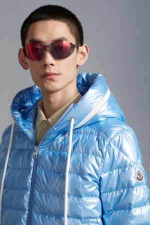 Lentes de Sol Moncler Carrion Shield Hombre Vino Negros | NOBT-12793