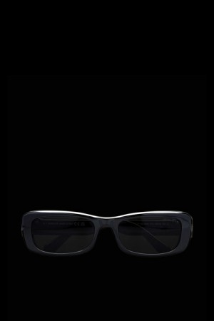 Lentes de Sol Moncler Minuit Rectangular Mujer Negros Grises Oscuro | IPZW-21678