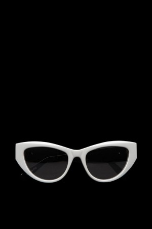 Lentes de Sol Moncler Modd Cat-eye Mujer Grises Oscuro | YAMG-04829