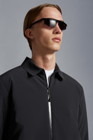 Lentes de Sol Moncler Orizon Rectangular Hombre Negros | YSHW-19630