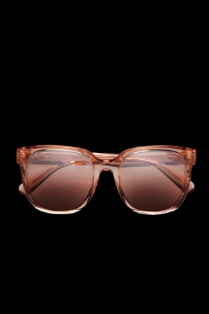 Lentes de Sol Moncler Squared Mujer Rosas Claro | PLCU-02179