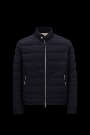 Chamarra Moncler Acorus Hombre Azules | ZPSO-82691