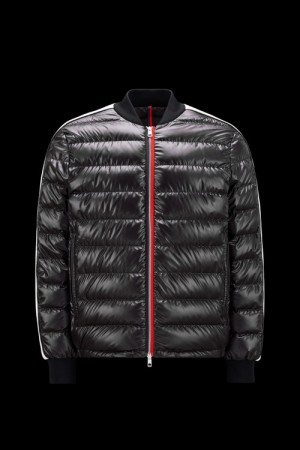 Chamarra Moncler Arroux Bomber Hombre Negros | YOKQ-41073