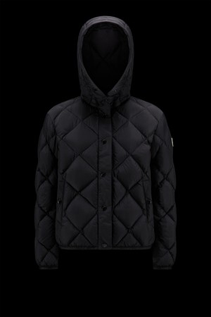 Chamarra Moncler Arvouin Mujer Negros | MGJF-39201