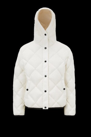 Chamarra Moncler Arvouin Mujer Blancos | OIMF-15468