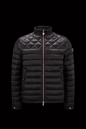 Chamarra Moncler Benamou Hombre Negros | CKOX-37419