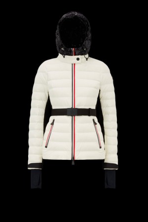 Chamarra Moncler Bruche Mujer Blancos | QDKU-96417