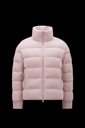 Chamarra Moncler Cayeux Mujer Rosas Claro | HBGO-20178