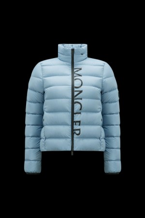 Chamarra Moncler Cerces Mujer Azules | VELH-89317