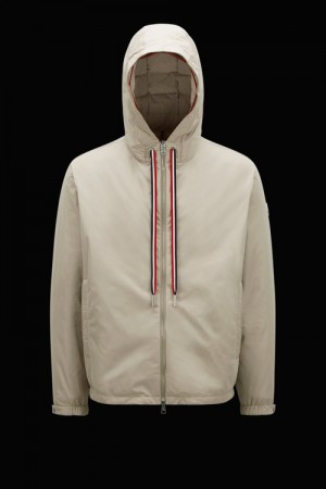 Chamarra Moncler Cerou Hombre Blancos | OJGU-91620