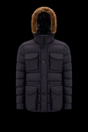 Chamarra Moncler Chevreuse Hombre Azul Marino Azules | IYZB-10524