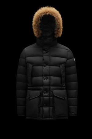 Chamarra Moncler Cluny Hombre Negros | HNID-14038