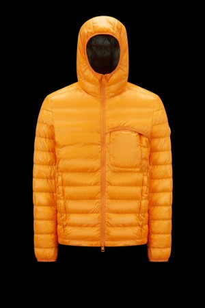 Chamarra Moncler Divedro Hombre Naranjas | JEML-79685