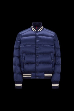 Chamarra Moncler Dives Bomber Hombre Azul Marino Azules | HEGY-79036