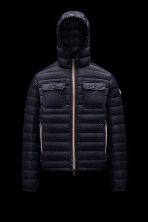 Chamarra Moncler Douret Hombre Azules | BVZT-25490