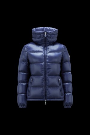 Chamarra Moncler Douro Mujer Azules | SKXU-89503