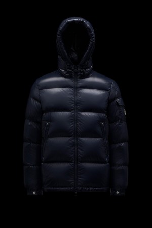 Chamarra Moncler Ecrins Hombre Azul Marino Azules | JUYF-74208