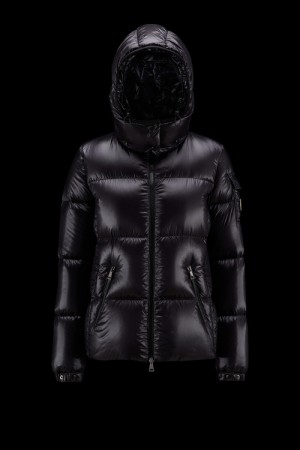 Chamarra Moncler Fourmine Mujer Negros | OVXC-01645