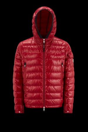 Chamarra Moncler Galion Hombre Rojos Oscuro | HRTJ-87640