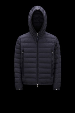 Chamarra Moncler Galion Hombre Azul Marino Azules | NOMV-43289