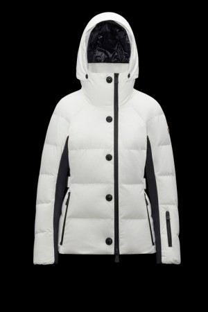 Chamarra Moncler Guyane Mujer Blancos | DHNC-67234