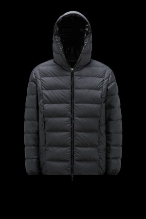 Chamarra Moncler Hadar Hombre Negros | PEXO-80512