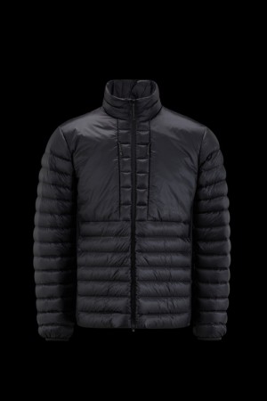 Chamarra Moncler Jovet Hombre Negros | TNPF-80723