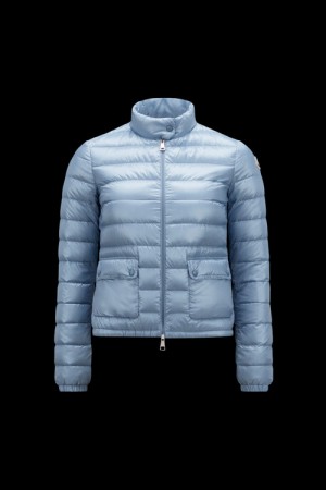 Chamarra Moncler Lans Mujer Azules Claro | ACPB-02436